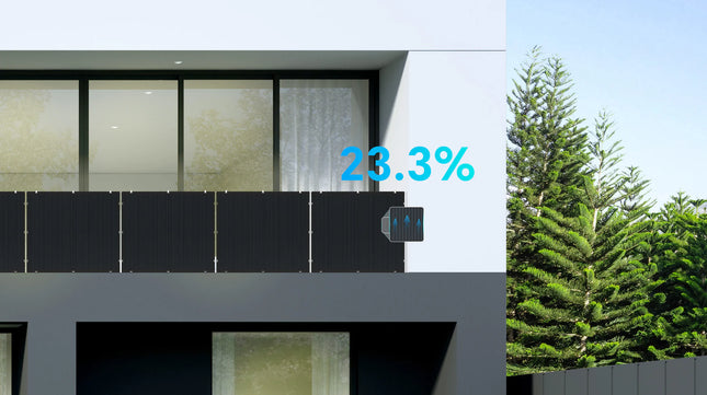 Kit fotovoltaic pentru balcon, zero injectie in retea, productie pana la 800 W - panouri, microinvertor si contor inteligent