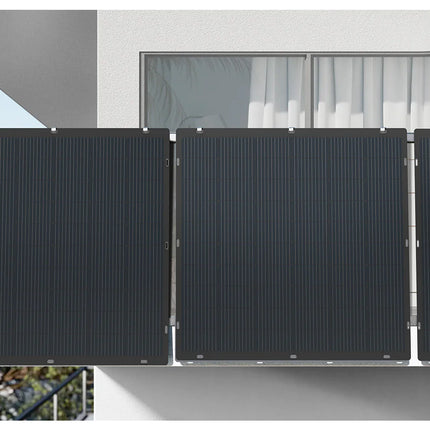 Kit fotovoltaic pentru balcon, zero injectie in retea, productie pana la 800 W - panouri, microinvertor si contor inteligent
